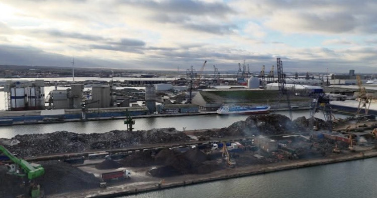 The Port of Tilbury. Pic by Danny Parmenter.