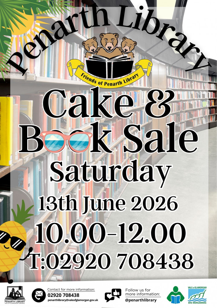 Friends of Penarth Library Cake and Book Sale