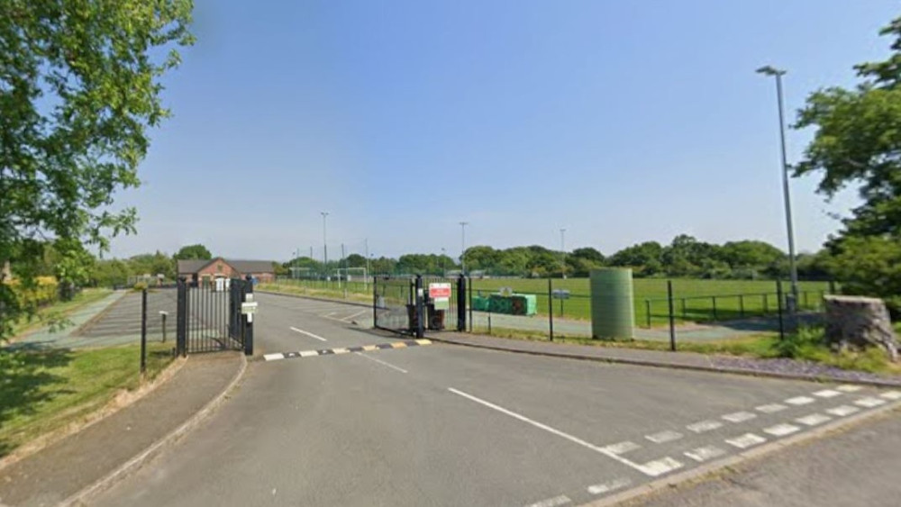 Pointon Park, in Cheddleton where new padel courts have been approved (image via Google Street View)