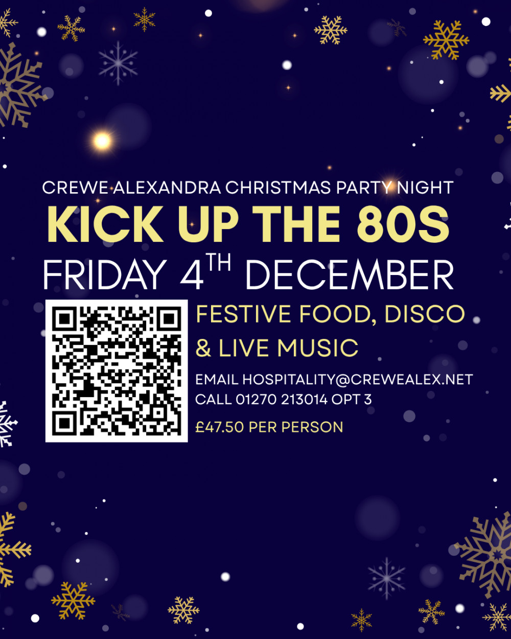 Kick Up The 80s - CAFC Christmas Party Night