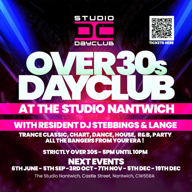 Over 30s DayClub @ the studio 