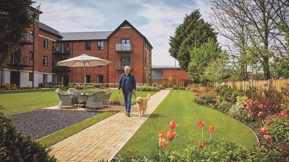 Homeowners with Adlington Retirement Living have shared how spending time outside benefits them physically and emotionally (image via Adlington Retirement Living)