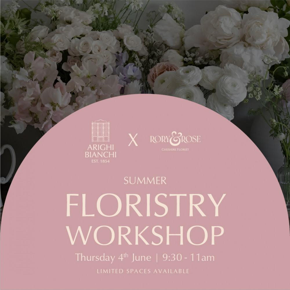 Summer Floristry Workshop at Arighi Bianchi with Rory & Rose