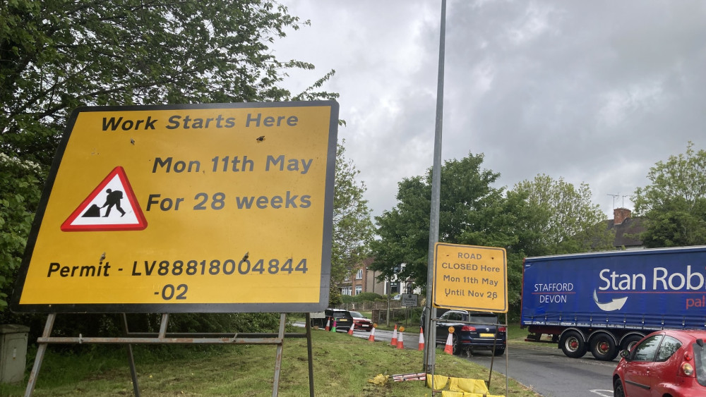 Has the diversion caused you any issues? (image via Staffordshire LDR Kerry Ashdown)