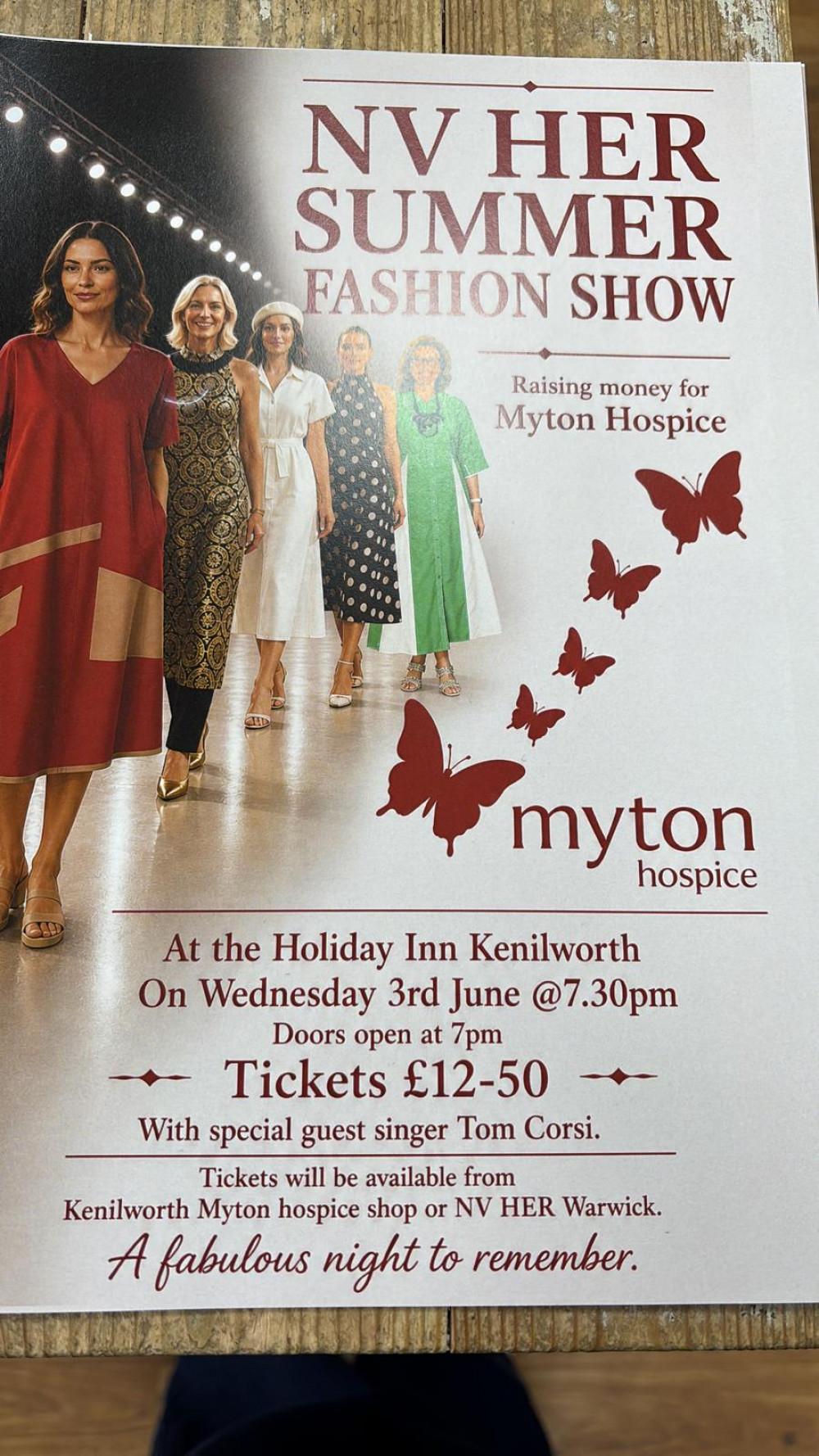 FASHION SHOW For Myton Hospice