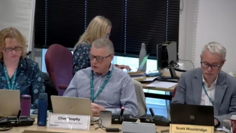 Clive Heaphy, Somerset Council's interim chief financial officer. CREDIT: Somerset Council.
