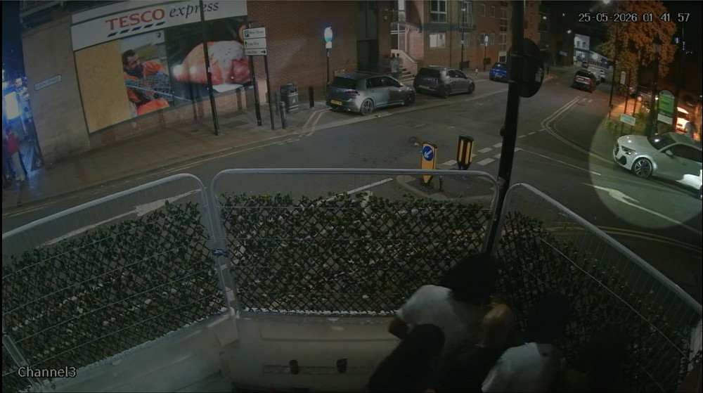 This White Audi was involved in the incident (Image - South Yorkshire Police)