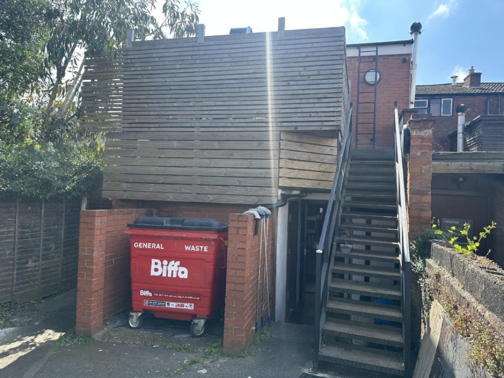 The terrace to the rear of 55 Warwick Road (image via planning application)