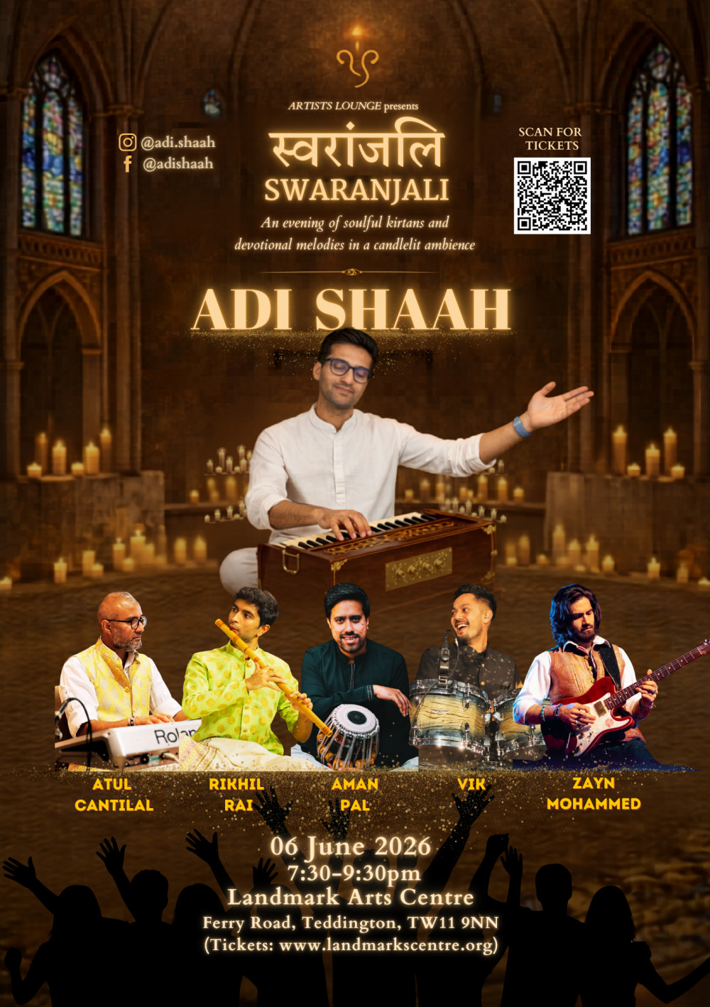 Swaranjali - A candlelit evening of Kirtans, chants and meditative music 