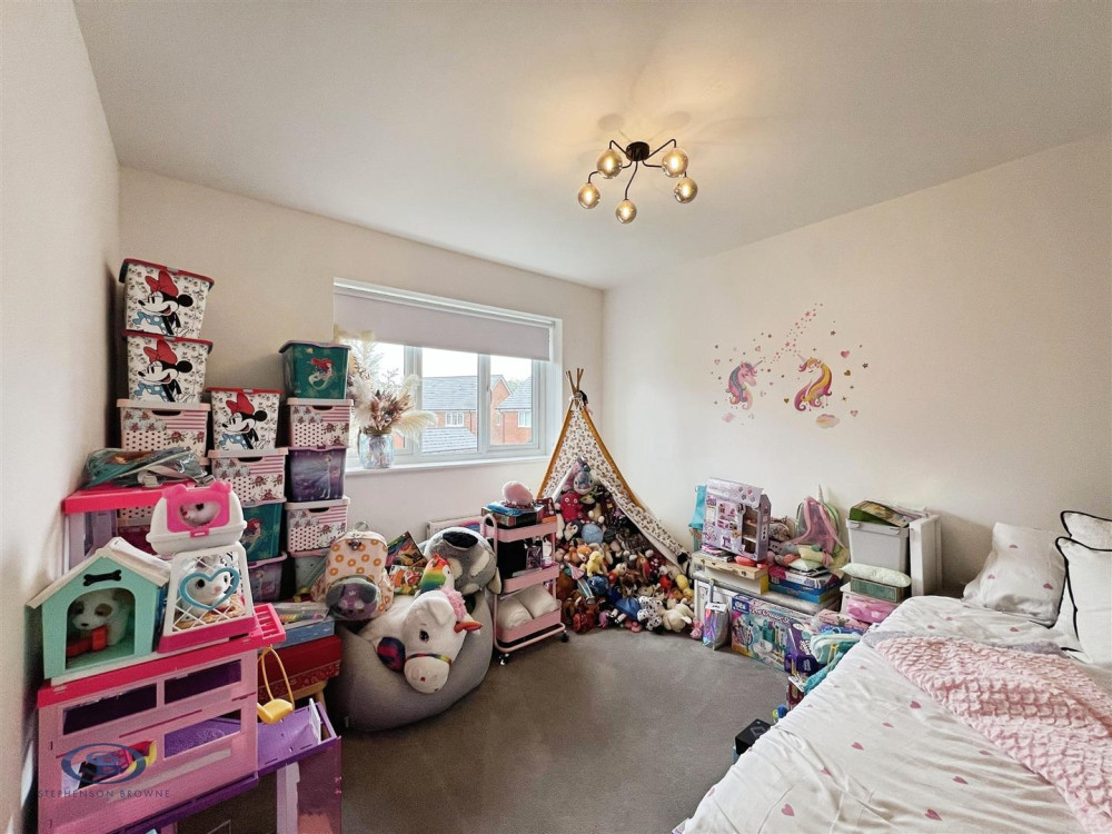 One of four bedrooms (Credit: Stephenson Browne)
