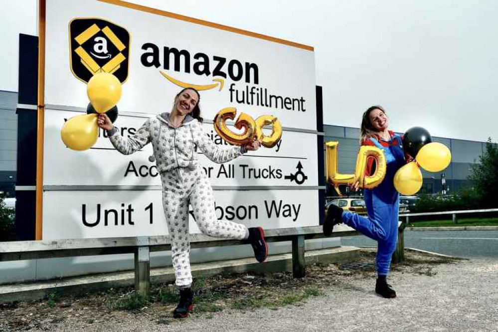 Amazon employees came to work in their pyjamas to raise money