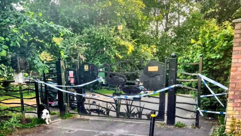 Pickmere Lake is currently closed off to the public following the tragic incident (Photo: Wincham Parish Post).