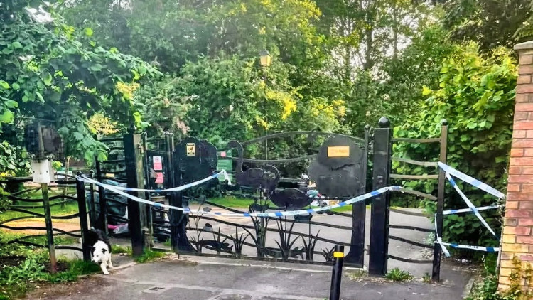 Pickmere Lake is currently closed off to the public following the tragic incident (Photo: Wincham Parish Post).