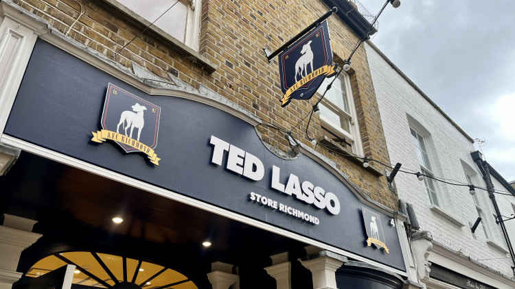 The Ted Lasso store on Paved Court, Richmond (credit: Nub News).