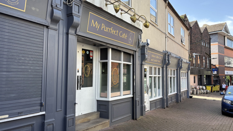 My Purrfect Catè opened on Market Lane, Hanley on Saturday 23 May (image via Nub News)