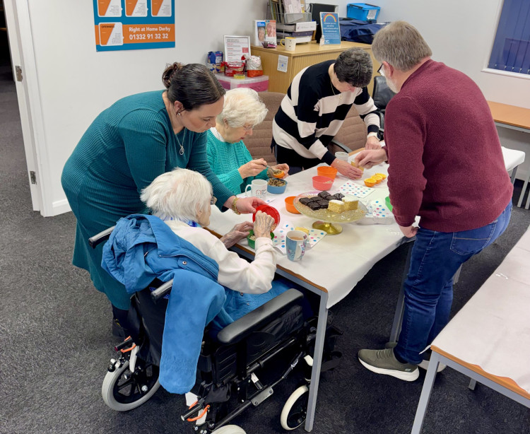 A previous Tea & Talk morning saw bird feeders being made!