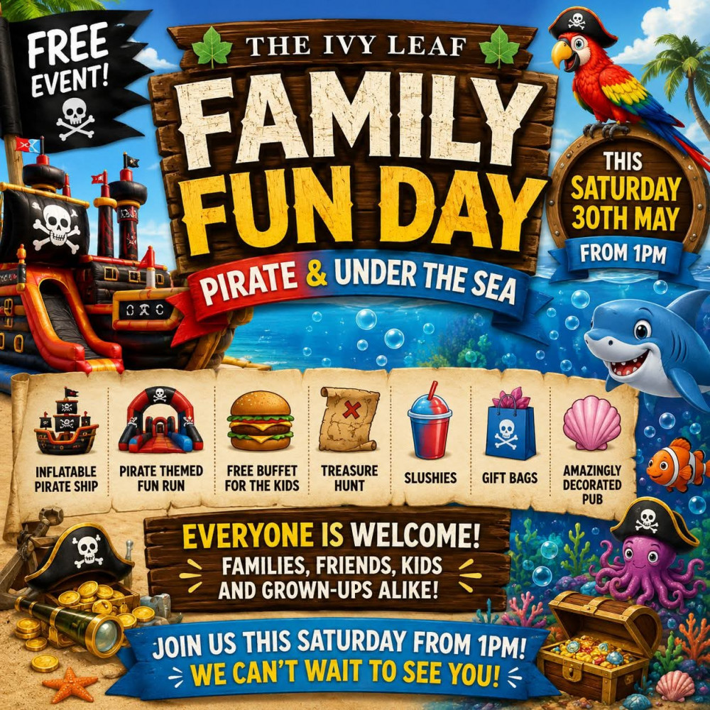 Ivy Leaf Pirate themed Family Fun Day