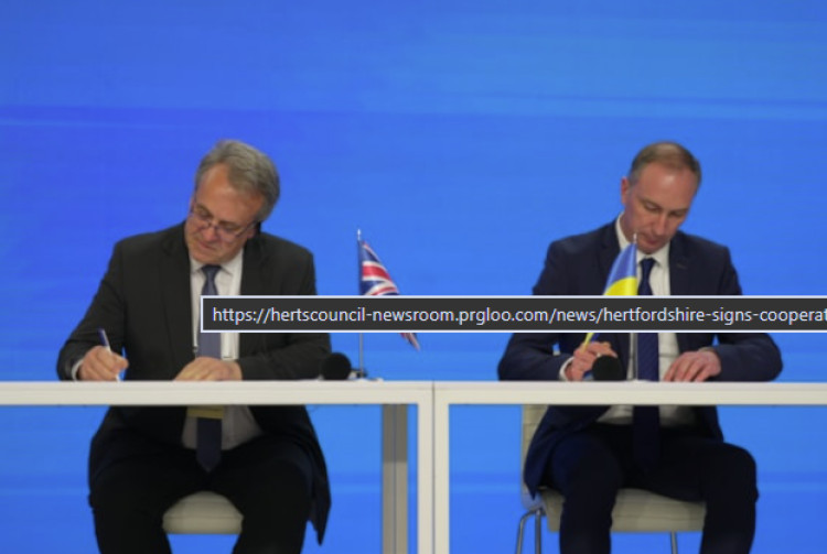 The MOU (Memorandum of Understanding) was signed by local politicians at the International Summit of Cities and Regions in Kyiv this week.