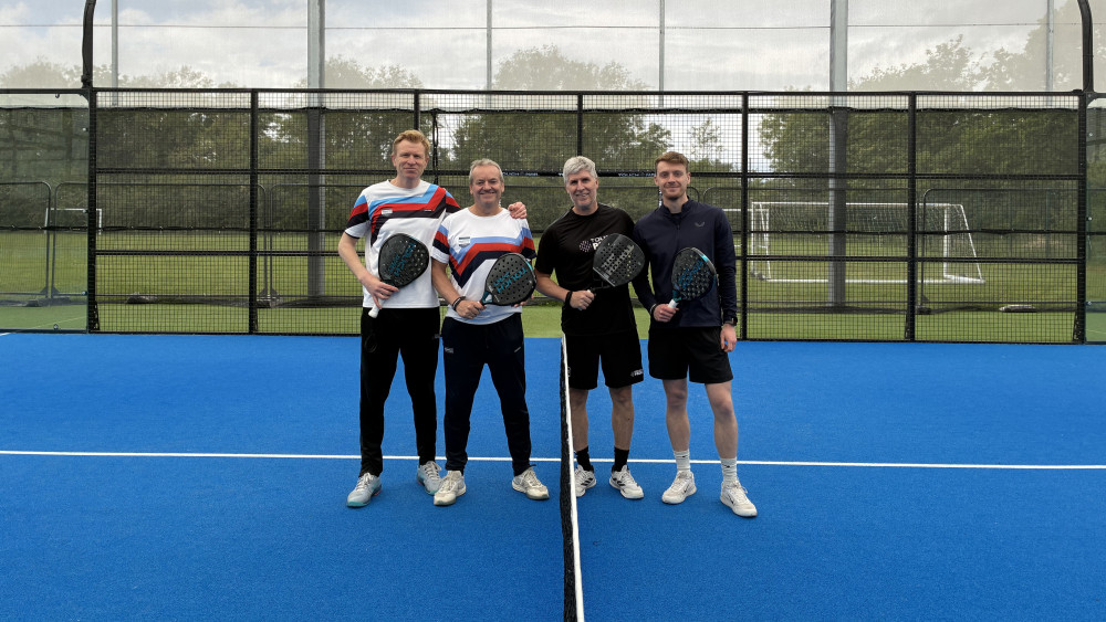 (Left to right) David Thomas, Craig Mellor, Leo Padovani and reporter George Lythgoe (Image - LDRS)