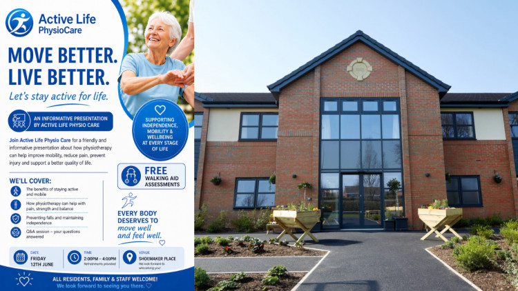 Shoemaker Place Care Home in Stone will be hosting a free mobility session (image via Borough Care)