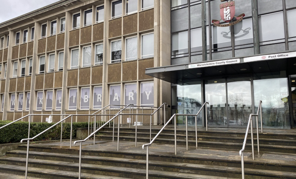 Police investigate a hate-related public order offence from a protest against cutting funding for EQuIP at Warwickshire County Council, no arrests made (image via Nub News) 