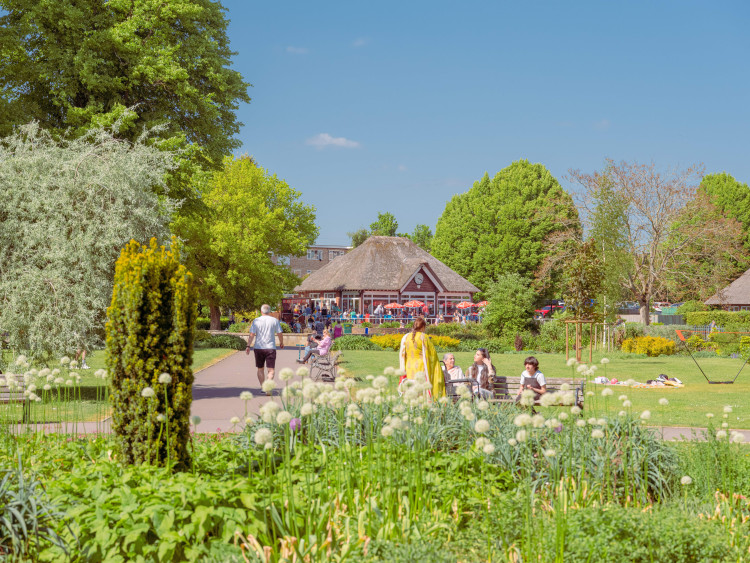 The public have been warned about jumping off bridges in St Nicholas Park (image by Ellen Manning)