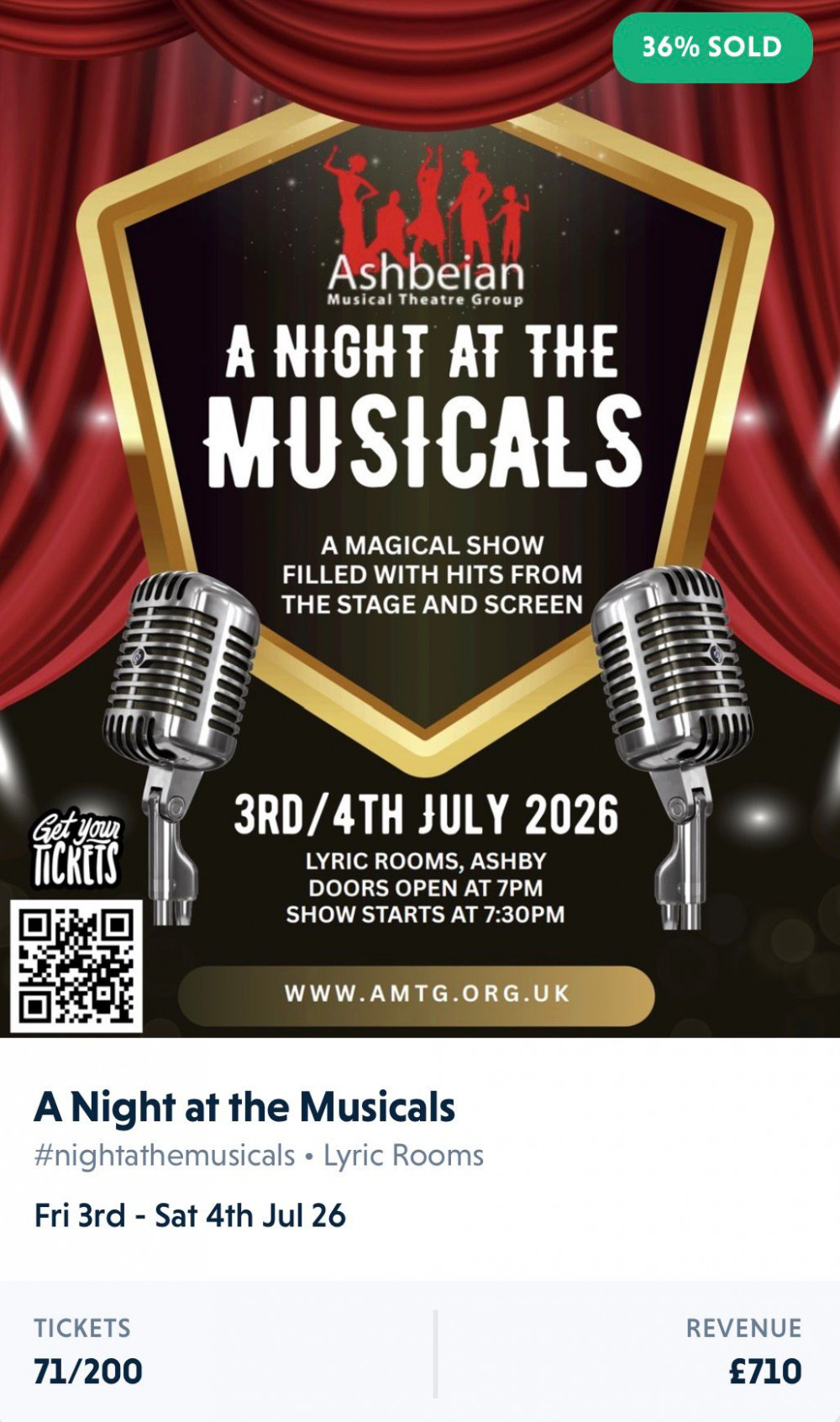 A night at the Musicals 