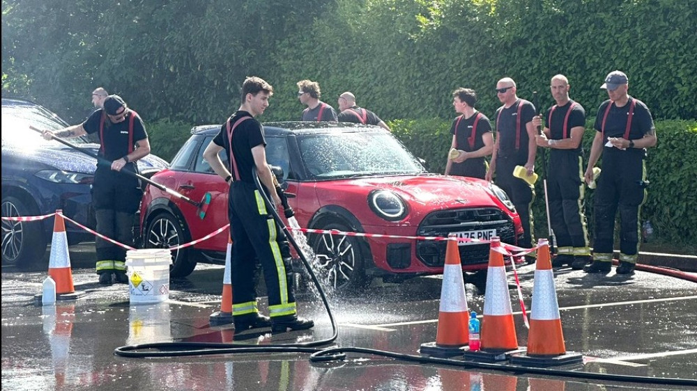 Glastonbury charity car wash raises £2,377 at Tesco