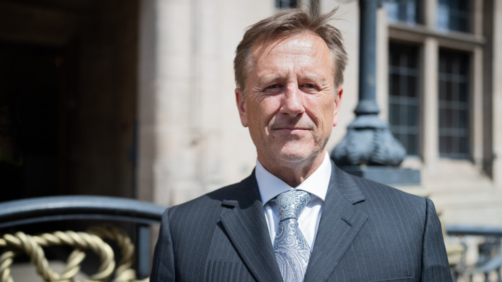 Martin Murray became leader of the council in March (image via Staffordshire County Council)