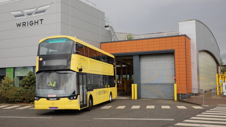 A batch of 125 new electric yellow buses has been ordered for the Bee Network, meaning Greater Manchester's bus fleet will be entirely electric by 2030 (Image - TfGM)