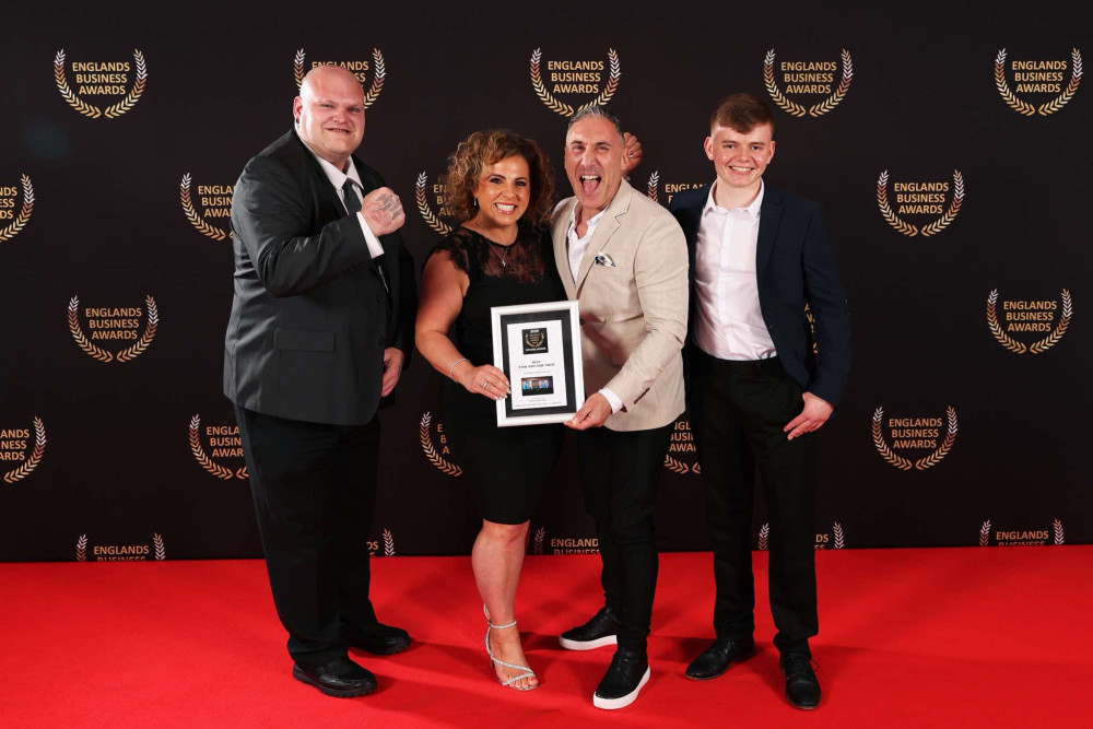 The George's at Thornton Square team - Martyn Duffield, owners George and Spyroulla Psomas, and Ben Martin (Credit: Supplied)
