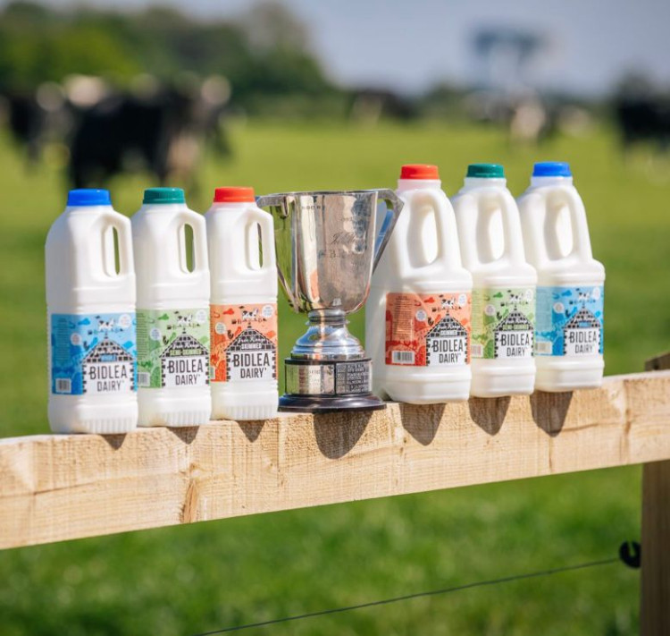 Cream of the crop: Cow to Cup is now offering Bidlea milk in plastic containers. (Photo: Lee Payne/Bidlea Dairy)     