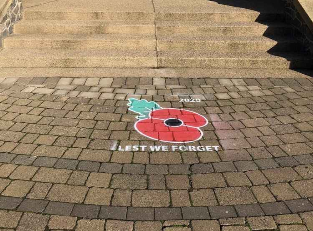 The stencil appeared in Coalville this week. Photo: North West Leicestershire District Council