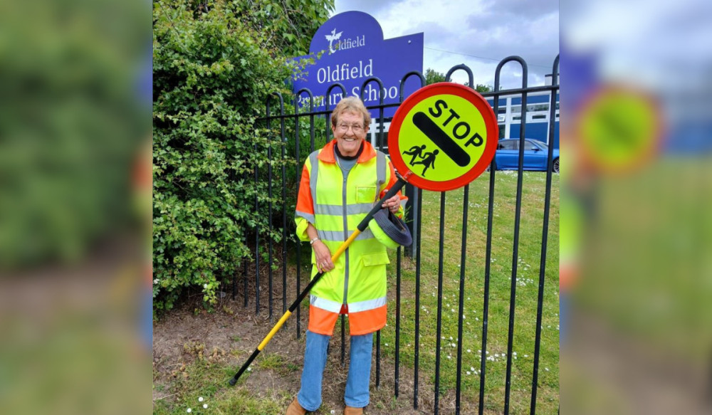 A school crossing patrol officer in Great Boughton is marking 28 years of service (Image supplied)