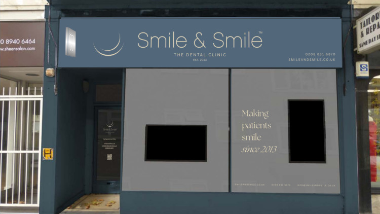 An artist impression of the proposed signs from Smile & Smile at 3 Lichfield Terrace, Sheen Road (credit: Planning application).