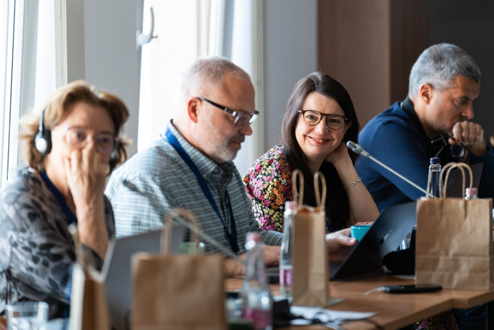 Headteacher Paul Scales and Jo Galloway of Liberty Education Trust at the conference attached. (Photo: Liberty Academy Trust)