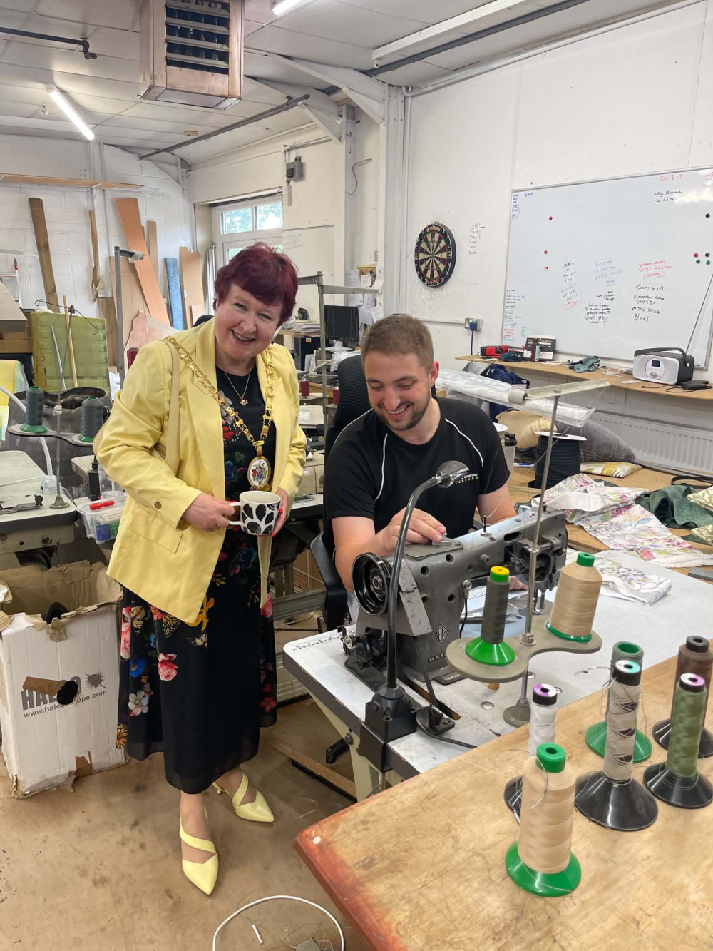 The Mayor's visit will recognise the achievements of a family business with deep roots in the local community and celebrate its continued success more than five decades after the Steele family first brought the business to Alsager. (Photo: Curtains and Comfort Interiors)