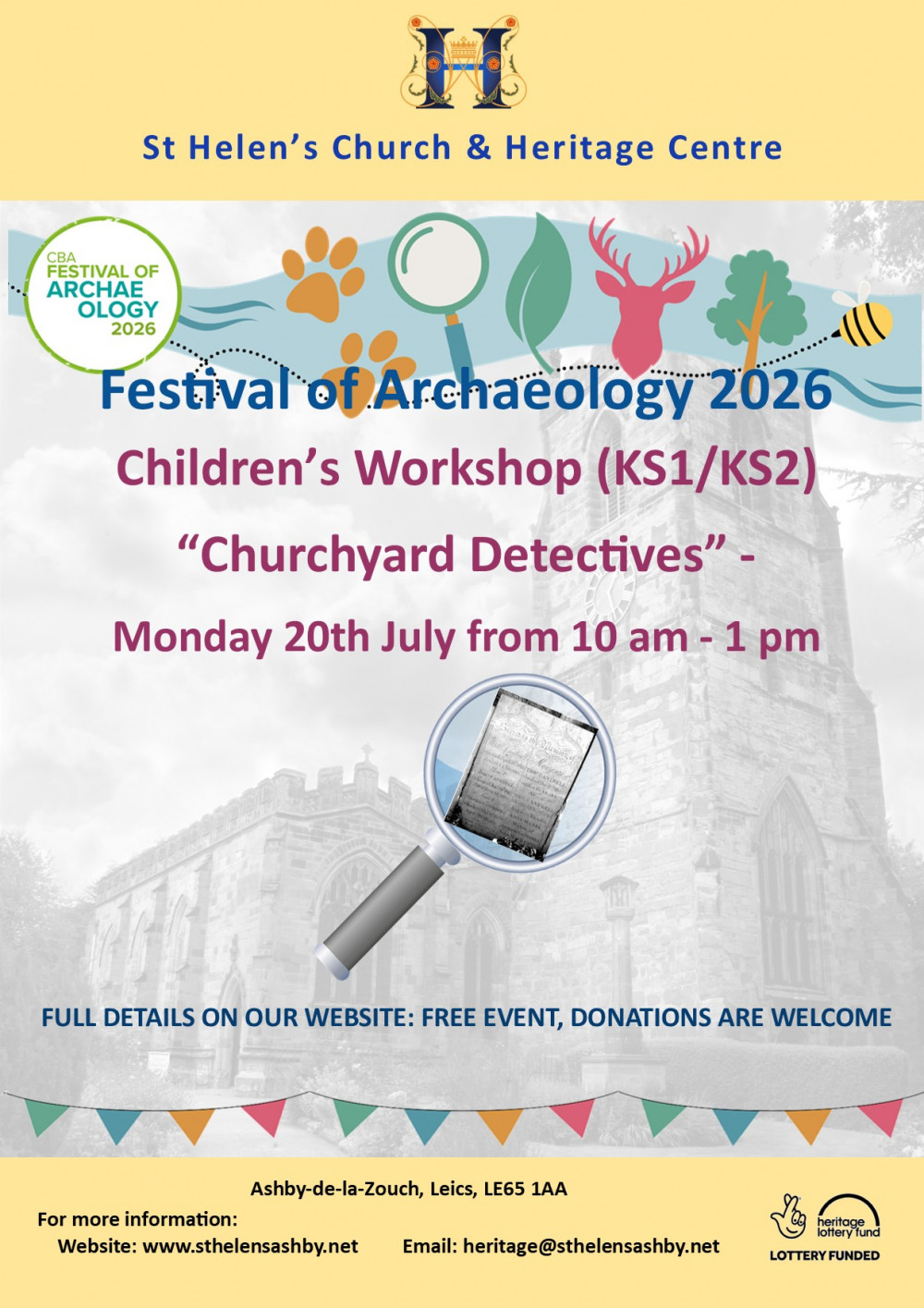 Churchyard Detectives - Children's workshop