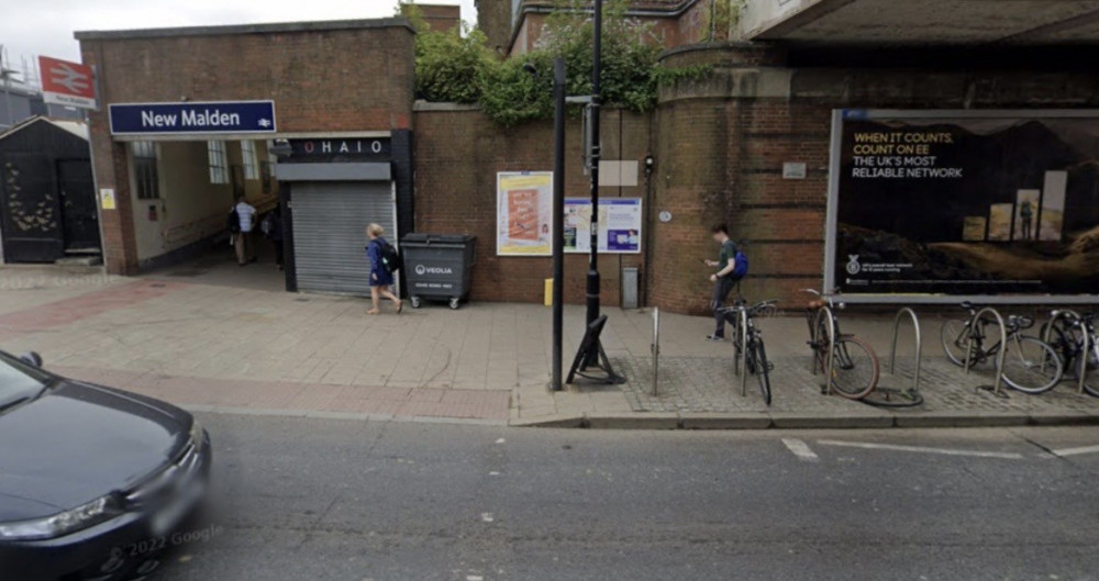 South Western Railway services in the New Malden area may be disrupted this weekend (Image via Google Maps)