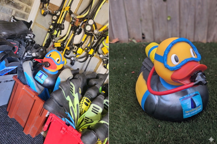 Teddington Sub Aqua Club's scuba duck won 'Best Dressed Duck' at Teddington RNLI's Open Day (Images supplied)