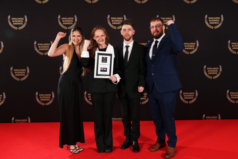 GLO Café, located within the YMCA Cheshire facility on Gresty Road, took home the title of 'Best Community Café (Cheshire)' at the England's Business Awards 2026 (Photo: Supplied).