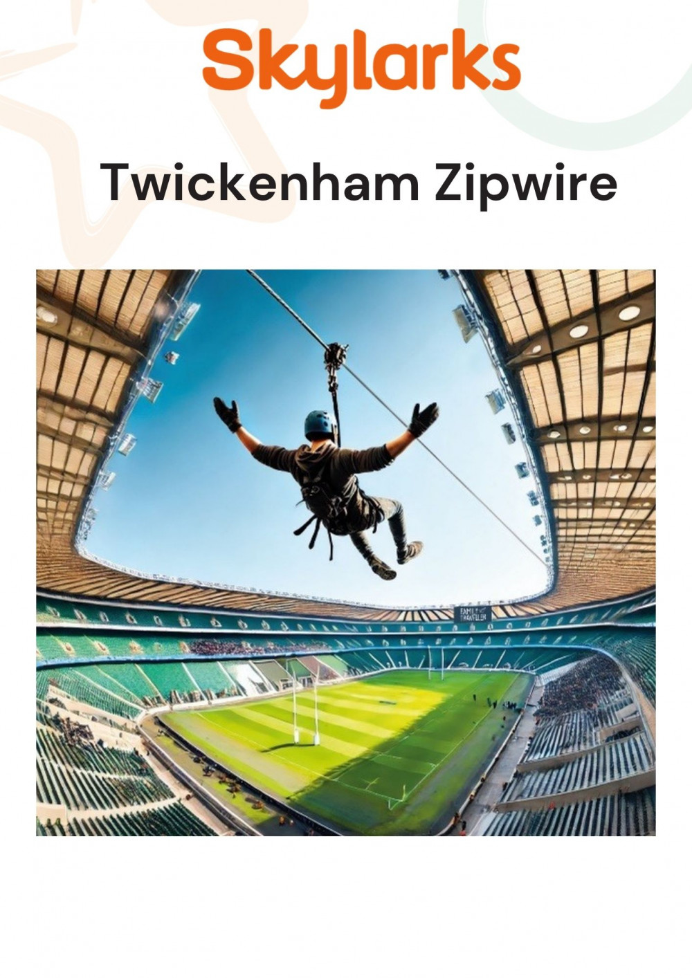 Soar for Skylarks – Twickenham Zipwire 2026