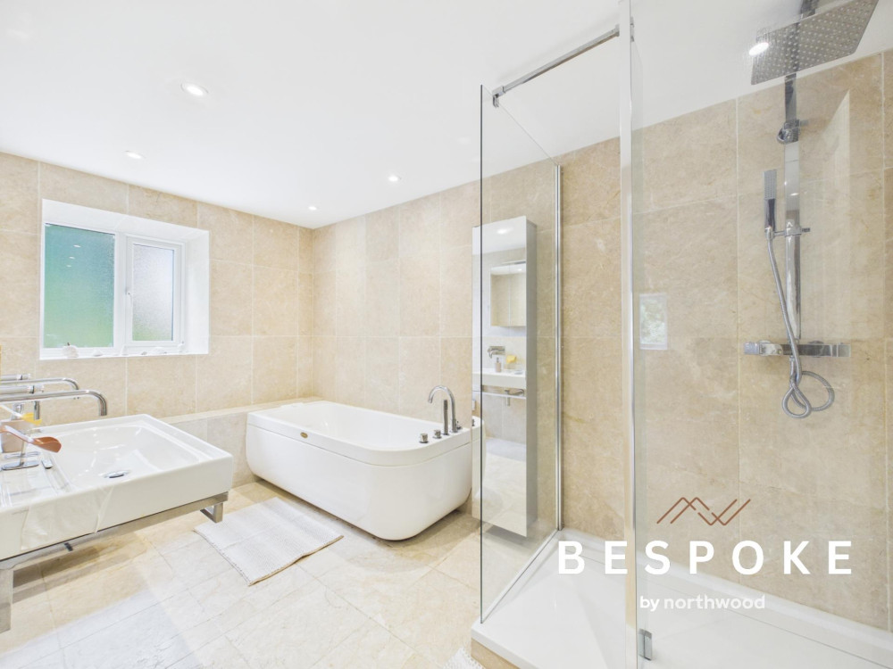 One of three bathrooms (Credit: Bespoke by Northwood)
