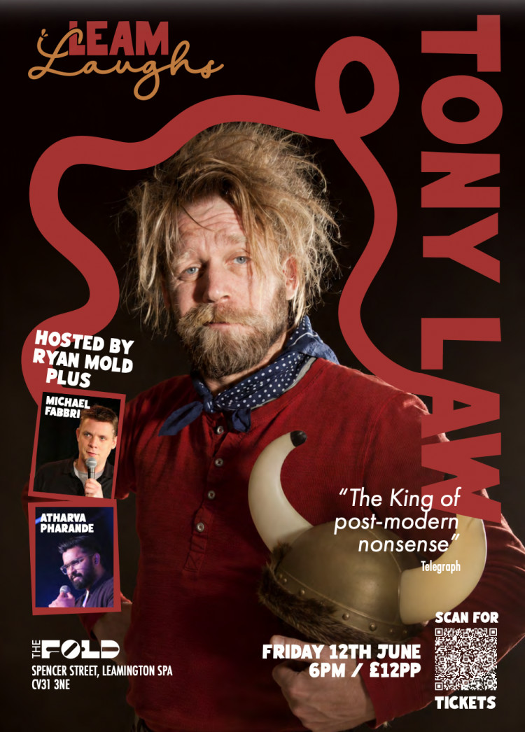 Leam Laughs - Comedy Night with Tony Law, Atharva Pharande, Michael Fabbri hosted by Ryan Mold