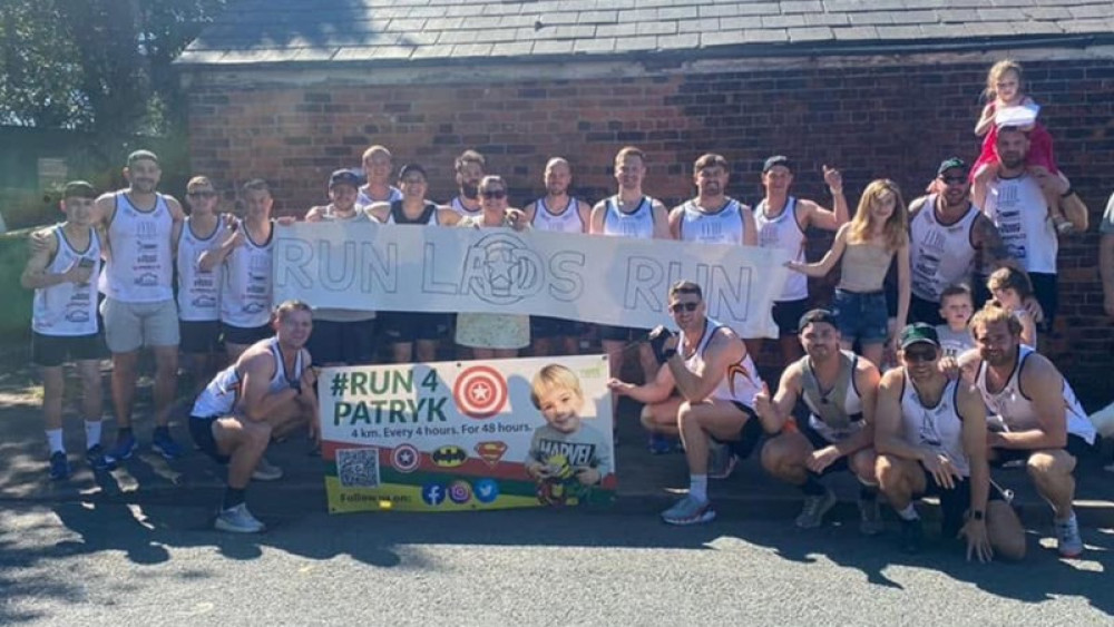 More than thirty runners are itching to get started for this year's Run 4 Patryk next weekend. (Photo: the Patryk Milner Memorial Fund)