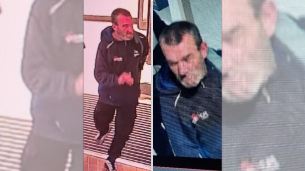 Police are appealing for information to find Darren, a missing 58-year-old man last seen at Stepping Hill Hospital (Images via GMP)