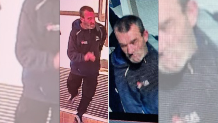 Police are appealing for information to find Darren, a missing 58-year-old man last seen at Stepping Hill Hospital (Images via GMP)