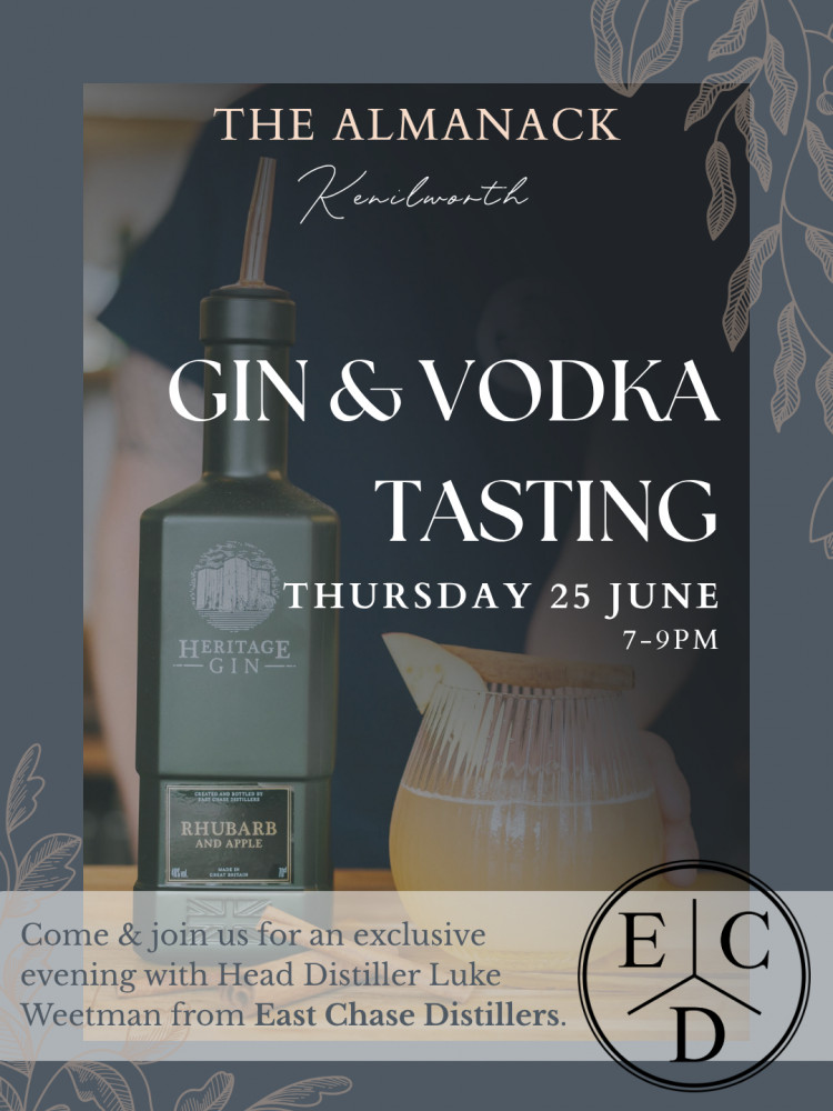 Gin & Vodka Tasting