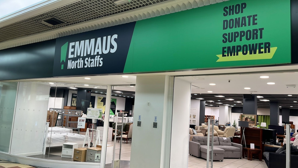 Emmaus North Staffs recently moved into a large store on the lower floor of the Potteries Centre (image via Sonya Farrall)