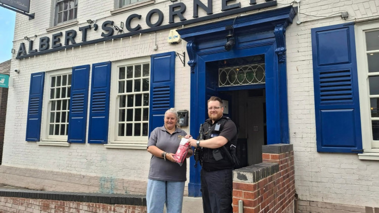 Life-saving Bleed Control Kits have been rolled out to pubs and bars across Crewe and Nantwich (Photo: Cheshire Police).